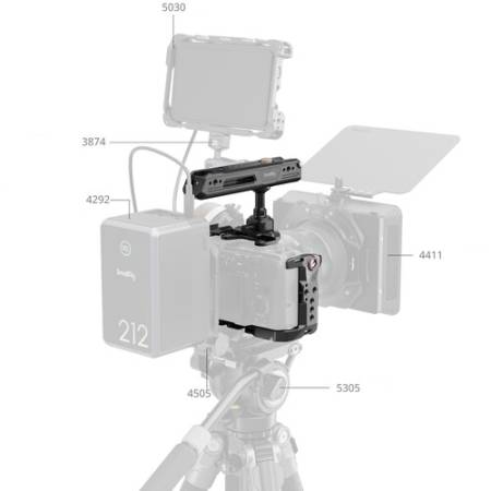 SmallRig 5589 - zestaw, klatka do Sony FX2 + akcesoria, przykład użycia
